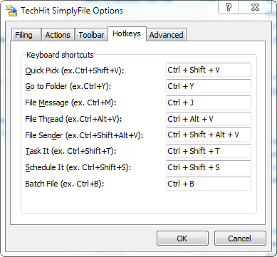 SimplyFile QuickPick folder screenshot