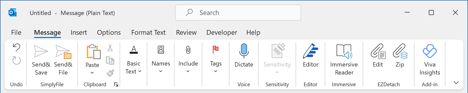 Rename and reorder attachments window